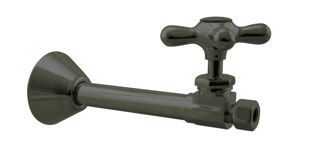 Westbrass D1114X Straight Stop - 1/2 in. Copper Sweat x 3/8 in. OD Comp