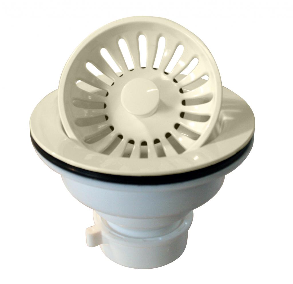 Westbrass D2143P Push/Pull Style Large Kitchen Basket Strainer