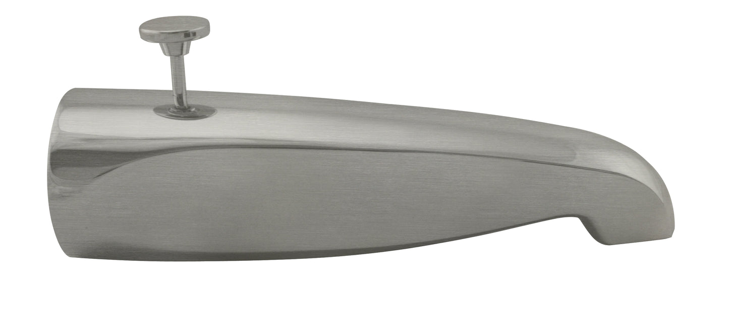 Westbrass D3111 8-1/2 Brass Rear Diverter Tub Spout