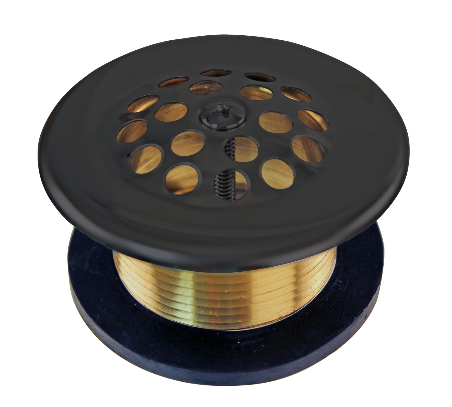 Westbrass D3311-C 1-1/2 Bath Drain with Grid and Screw