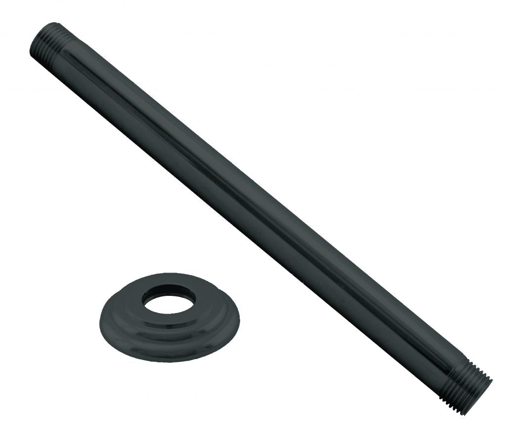 Westbrass D3606A 1/2 in. IPS x 6 in. Ceiling Mounted Shower Arm with Flange