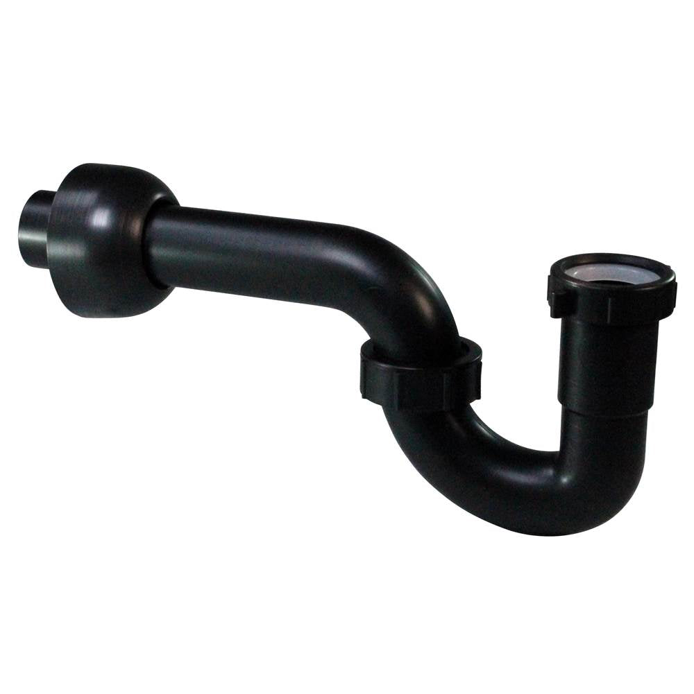 Westbrass D401-PF Decorative Styrene P-Trap 1-1/2 x 1-1/2 or 1-1/4 in.