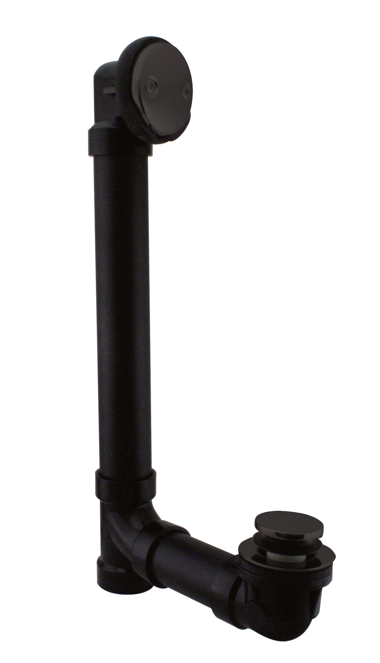 Westbrass D4931 Tip Toe Sch. 40 ABS Bath Waste with Two-Hole Elbow