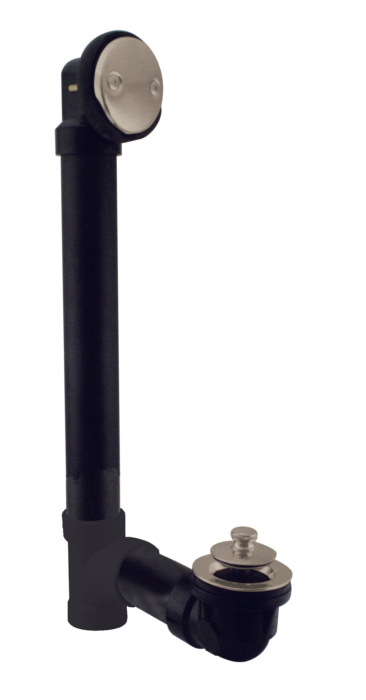 Westbrass D4941 Twist and Close Sch. 40 ABS Bath Waste with Two-Hole Elbow