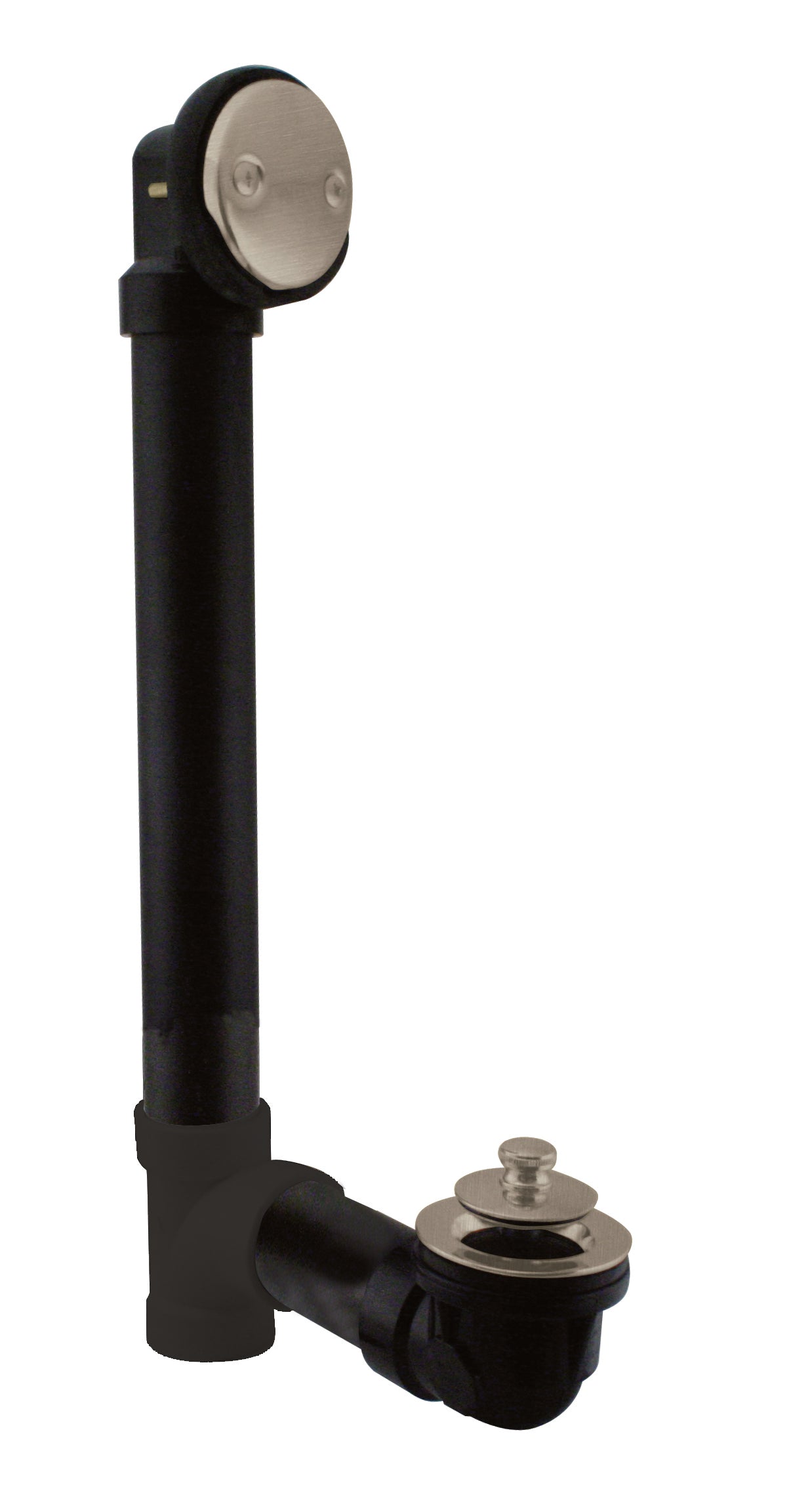 Westbrass D4941 Twist and Close Sch. 40 ABS Bath Waste with Two-Hole Elbow