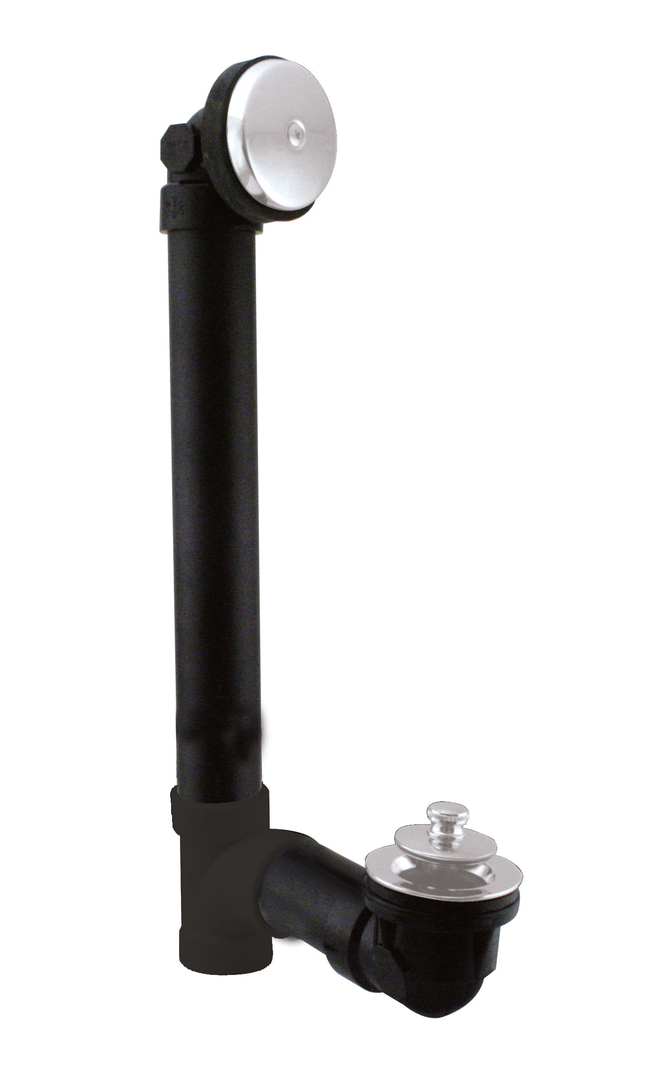 Westbrass D49411 Twist and Close Sch. 40 ABS Bath Waste with One-Hole Elbow