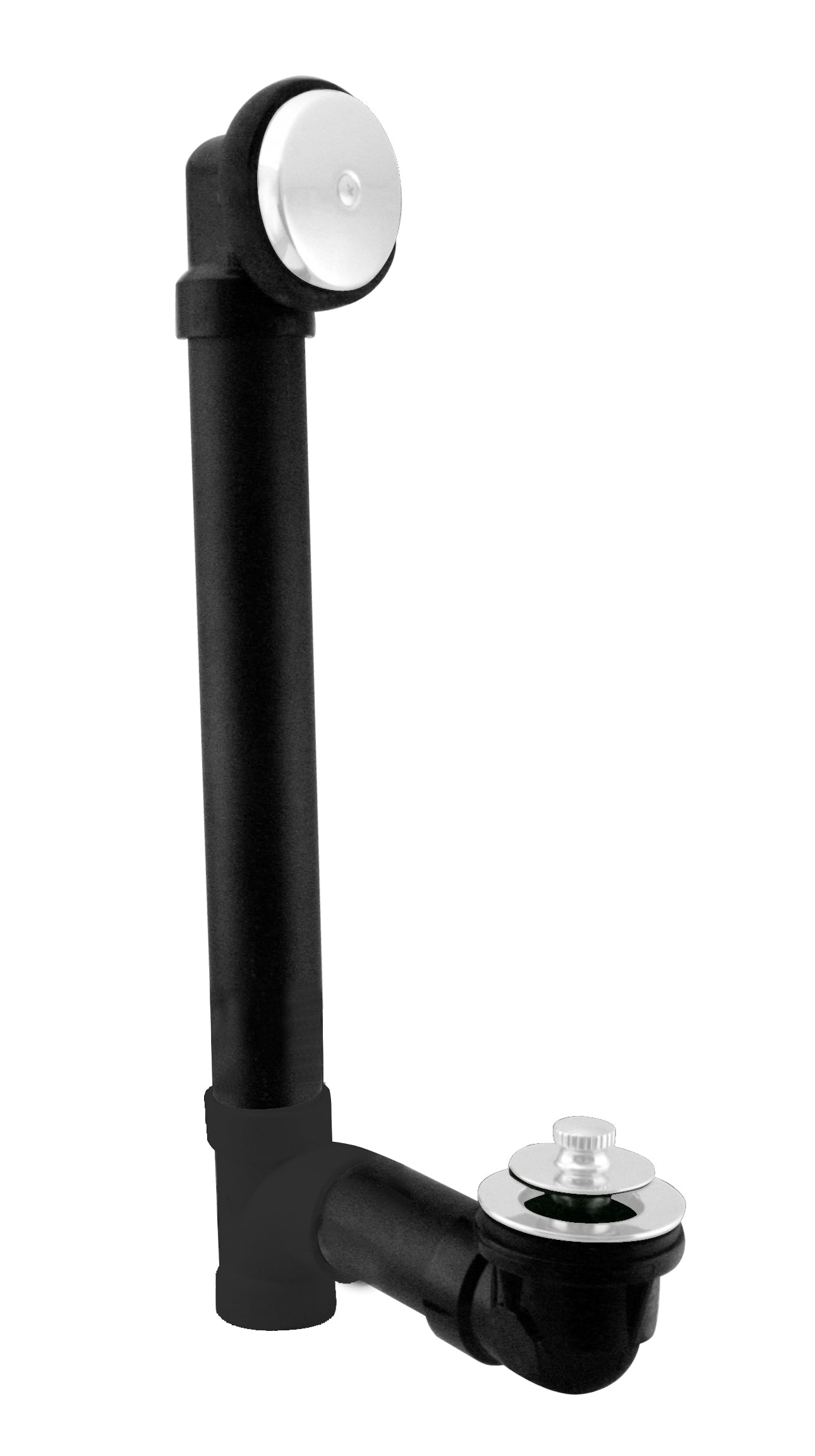 Westbrass D49711 Pull and Drain Sch. 40 ABS Bath Waste with One-Hole Top Elbow