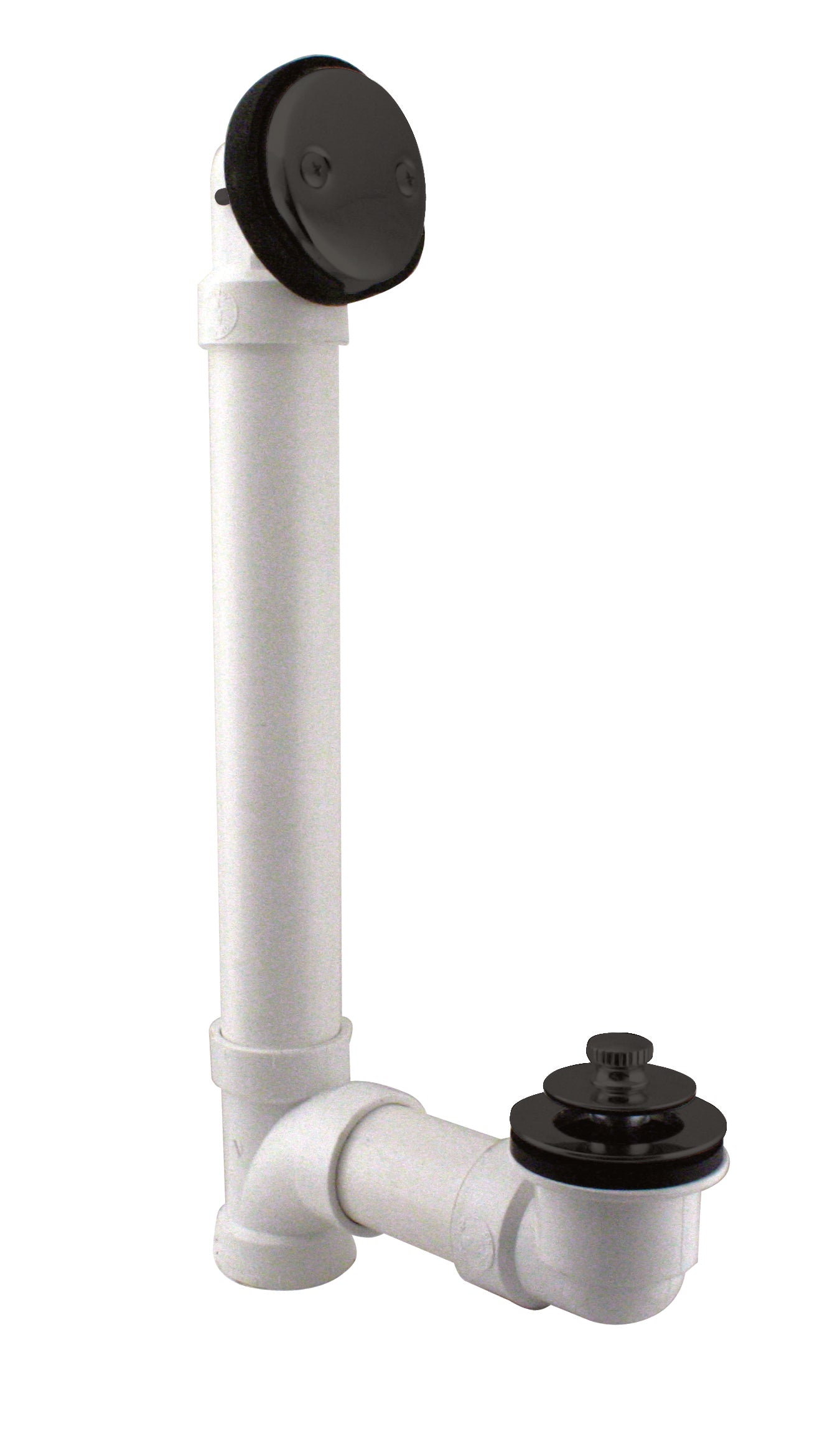 Westbrass D4972 Pull Drain Sch. 40 PVC Bath Waste with Two-Hole Elbow