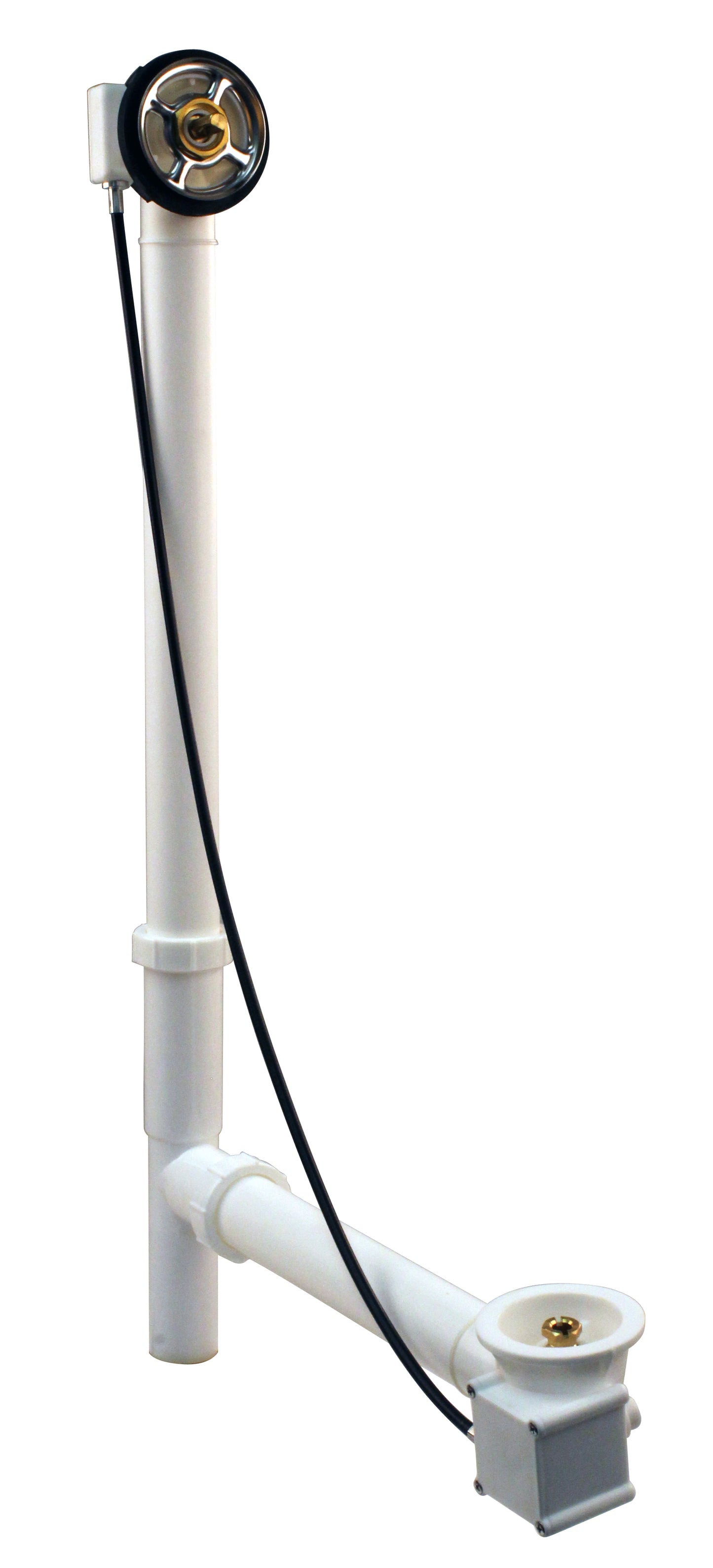 Westbrass D50P27TLE Tubular 27 in. Cable Drive Bath Waste