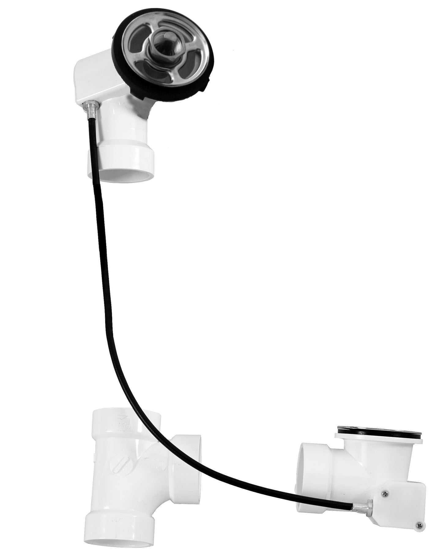 Westbrass D50P35 Sch. 40 PVC 35 in. Cable Drive Bath Waste