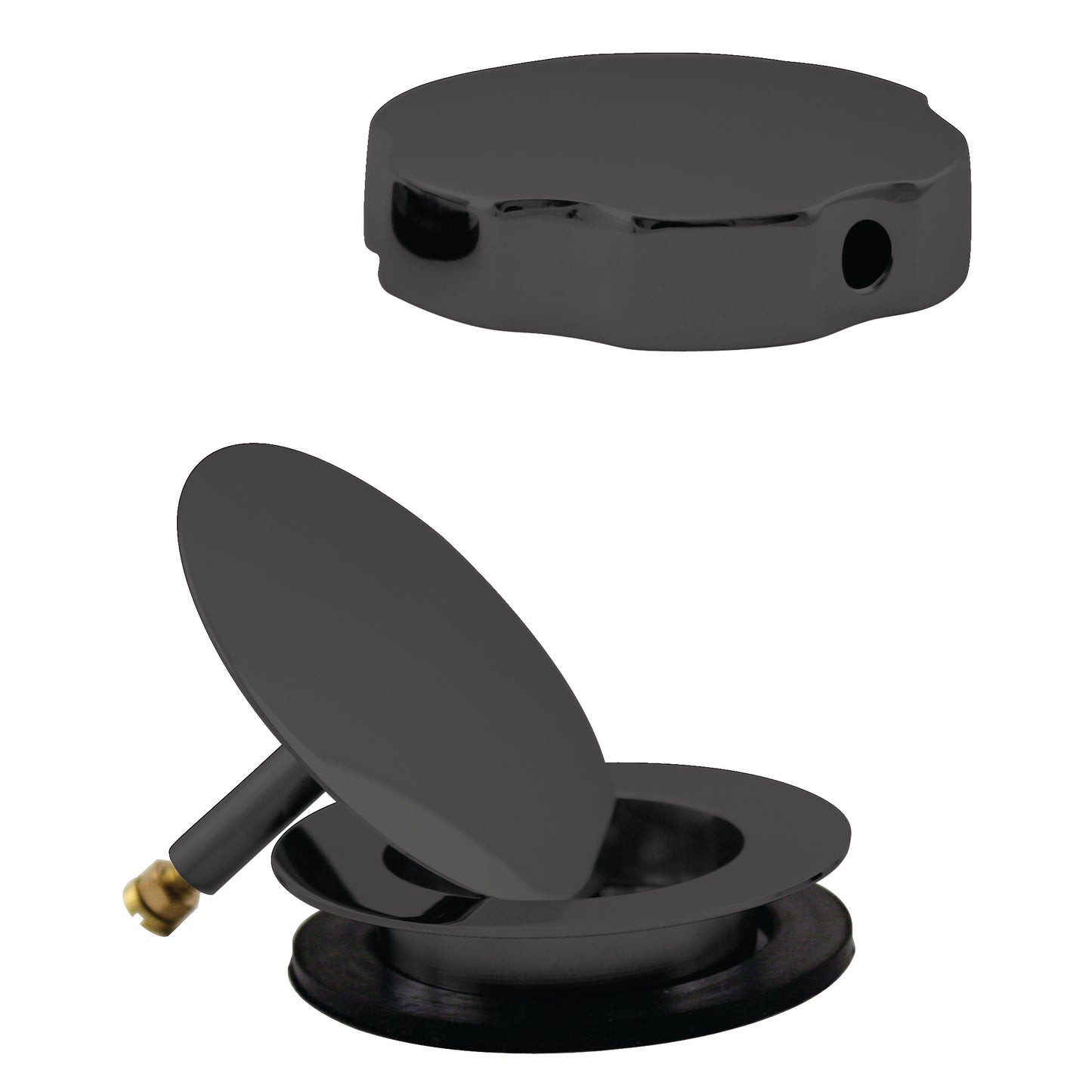 Westbrass D50TE European Style Trim for Cable Drive Bath Waste