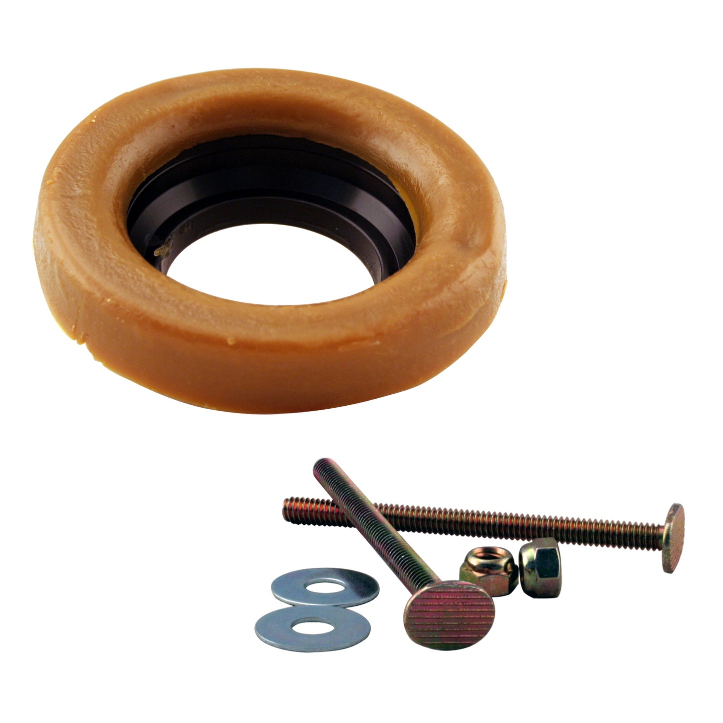 Westbrass D6033-40 Wax Ring and Bolts for Toilet Bowl