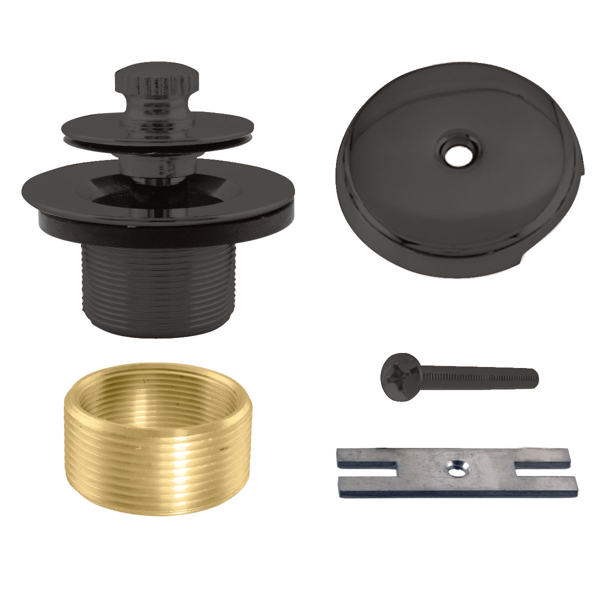 Westbrass D941K Twist and Close Universal Tub Trim with One-Hole Faceplate