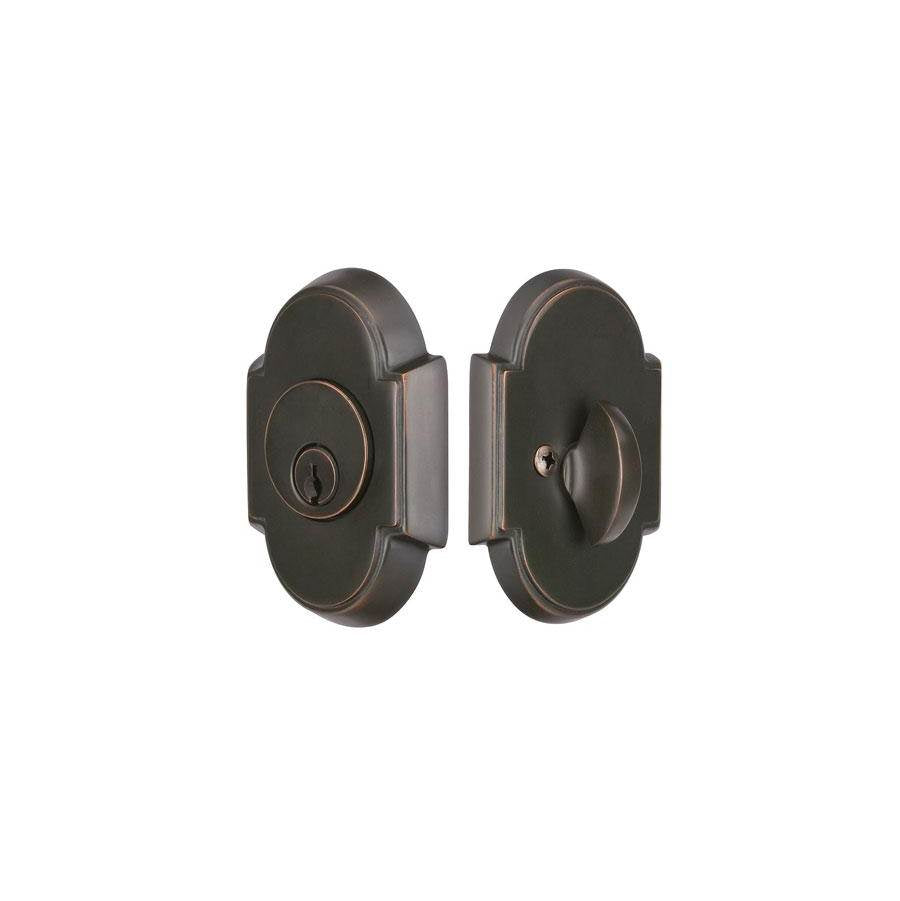 Emtek W8466 Weiser Keyway , No.8 Style DEADBOLT , Single - Parent
