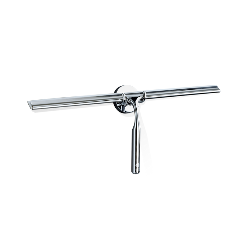 Decor Walther 0842800 DW QUICK XL Wiper - Chrome with wall holder and 1 spare rubberlip