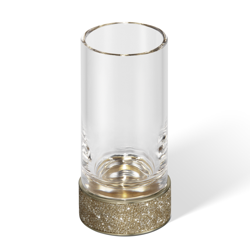 Decor Walther 09339 DW ROCKS SMG Tumbler with tumbler made of KRISTALL - clear