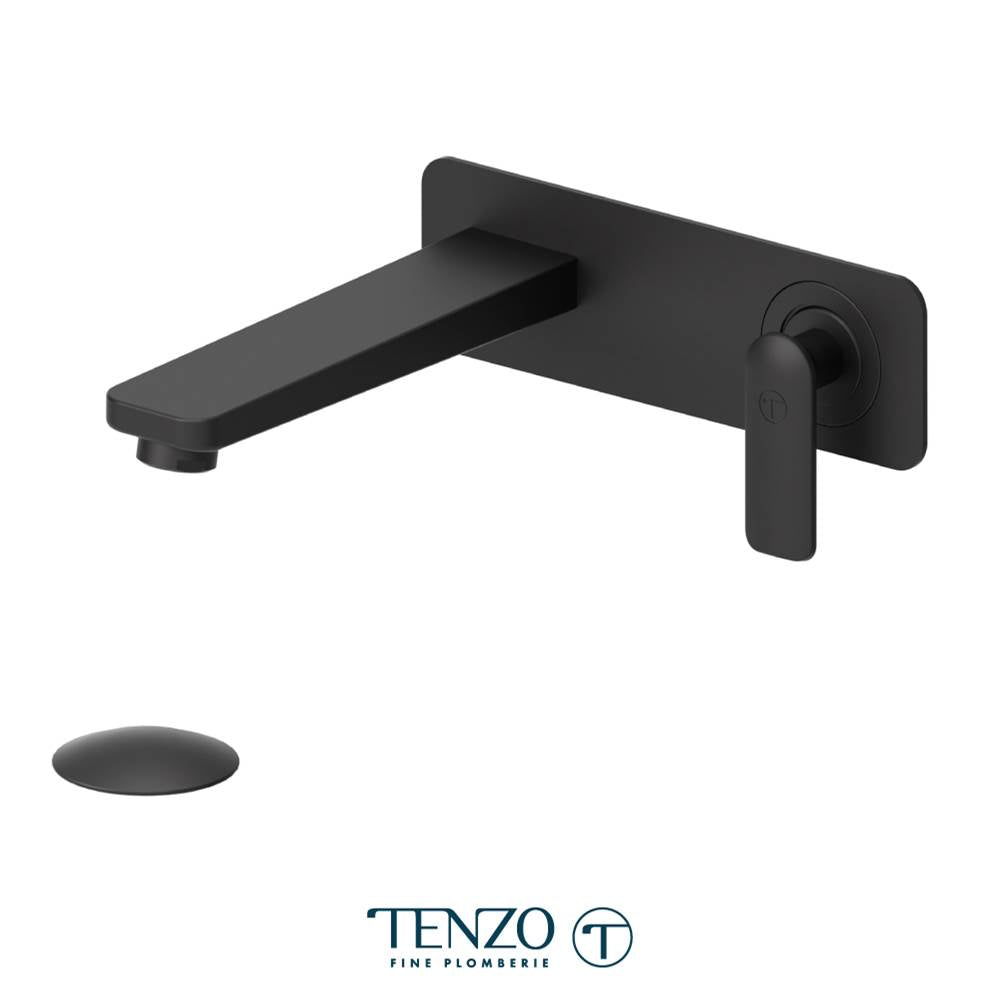 Tenzo DE15-P Wall Mount Lavatory Faucet Delano With Drain