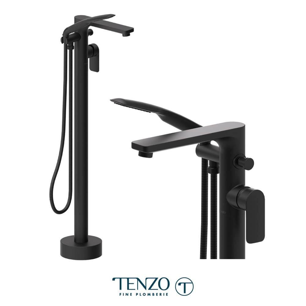 Tenzo DE52 Delano Floor Mount 3 Pcs Tub Filler