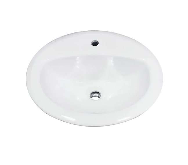 Nantucket Sinks DI2017 20.25 inch drop-in ceramic vanity sink - Parent