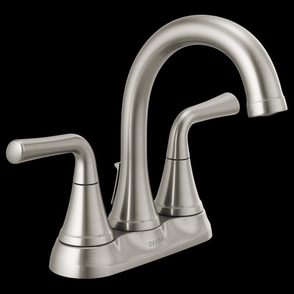 Delta 2533LF-TP Two Handle Tract-Pack Centerset Bathroom Faucet