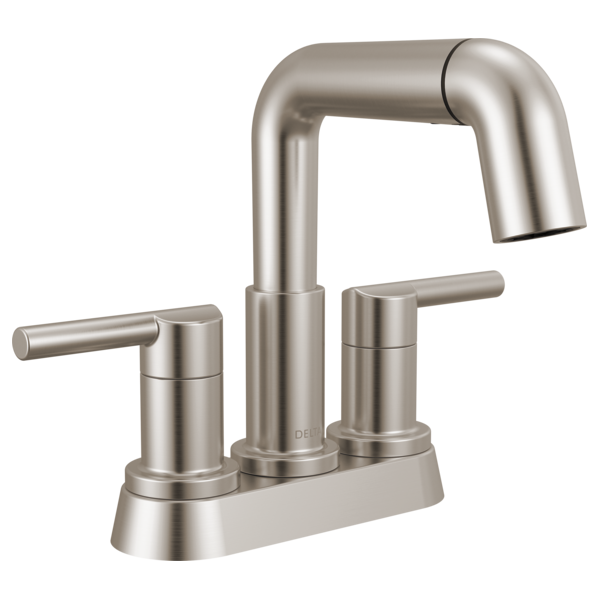 Delta 25849LF-PD Two Handle Centerset Pull-Down Bathroom Faucet