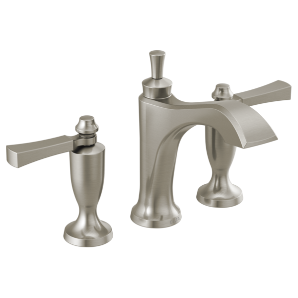 Delta 3556-MPU-DST Two Handle Widespread Bathroom Faucet