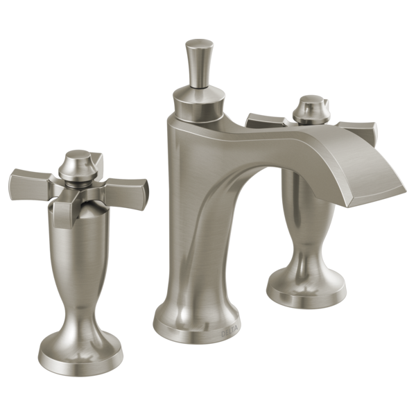 Delta 3557-MPU-DST Two Handle Widespread Bathroom Faucet
