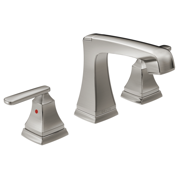 Delta 3564-MPU-DST Two Handle Widespread Bathroom Faucet with EZ Anchor