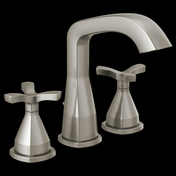 Delta 357766-PR-MPU-DST Two Handle Widespread Bathroom Faucet