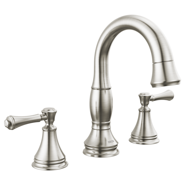 Delta 3597-PD-DST Two Handle Widespread Pull Down Bathroom Faucet