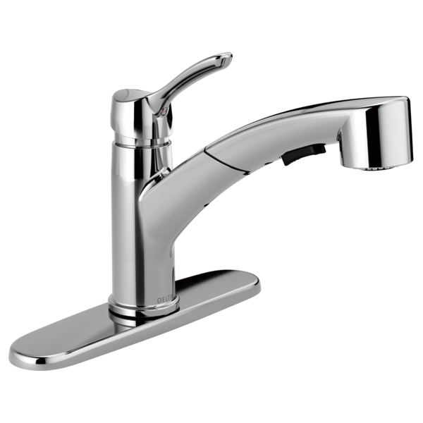 Delta 4140-TP-DST Single Handle Tract-Pack Pull-Out Kitchen Faucet