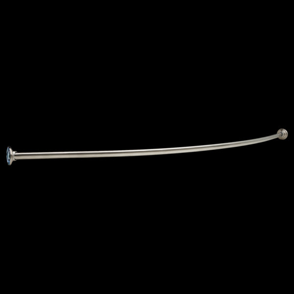 Delta 42206 1" x 6' Curved Shower Rod with Brackets, 6" Bow