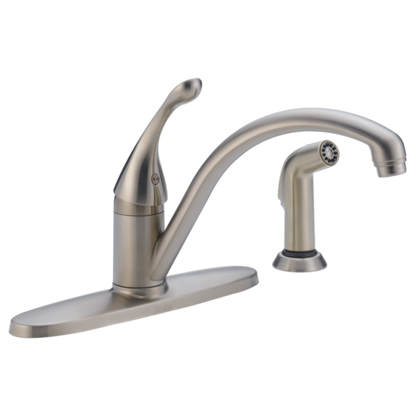 Delta 440-DST Single Handle Kitchen Faucet with Spray