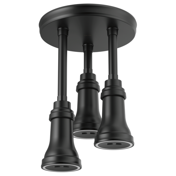 Delta 57190-25-L H2O kinetic Pendant Raincan Shower Head with LED Light