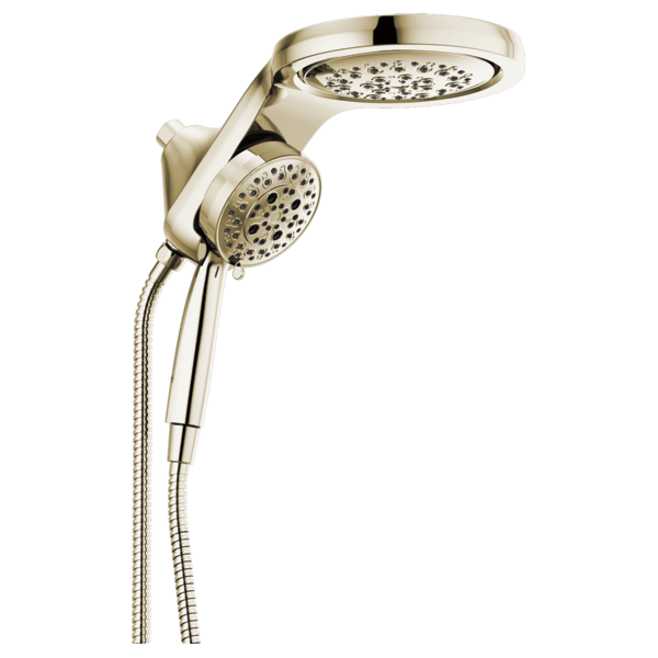 Delta 58680-PR25 HydroRain H2O kinetic 5-Setting Two-in-One Shower Head