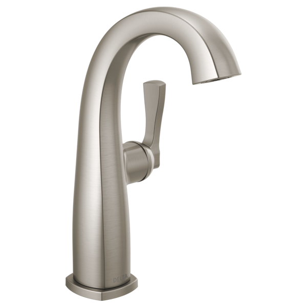 Delta 677-PR-DST Single Handle Mid-Height Bathroom Faucet