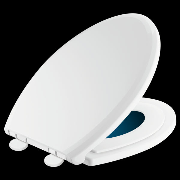Delta 833902-N-WH Elongated Slow-Close / Quick-Release Nightlight Family Seat