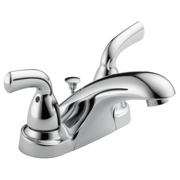 Delta B2510LF-PPU Two Handle Centerset Bathroom Faucet