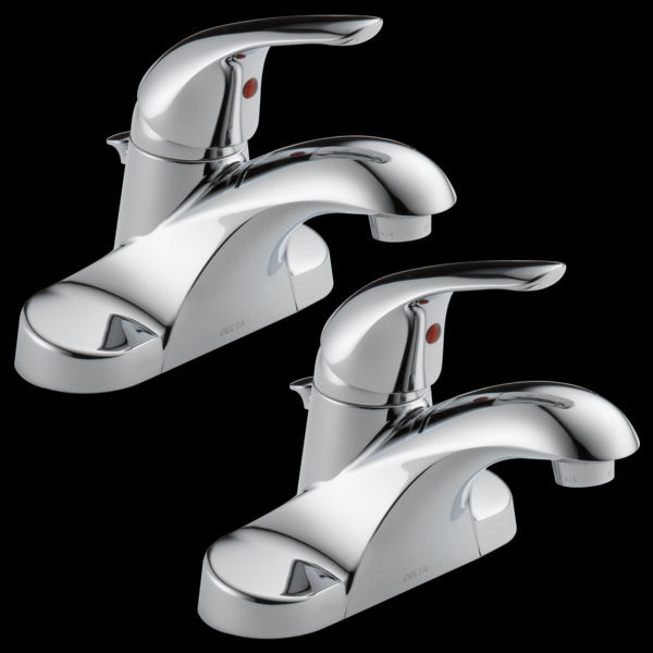 Delta B510LF-PPU-ECO2 Single Handle Centerset Bathroom Faucet