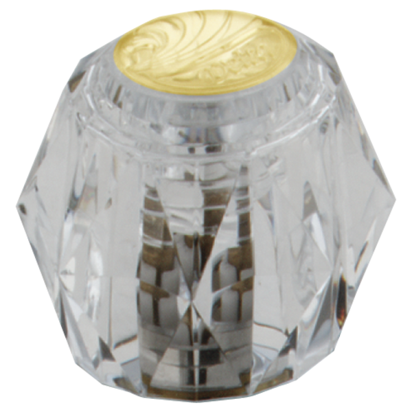 Delta H61 Clear Knob Handle Set