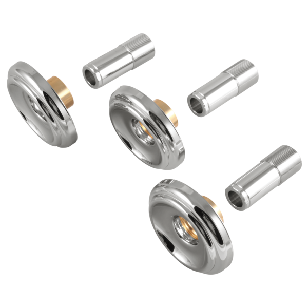 Delta RP18312 Escutcheons & Sleeves - 3H Tub & Shower