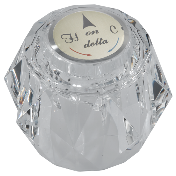 Delta RP2389 Clear Knob Handle Kit - Bathroom, Basin or Bidet