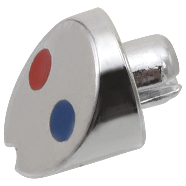 Delta RP54234 Button - Red / Blue - Finished