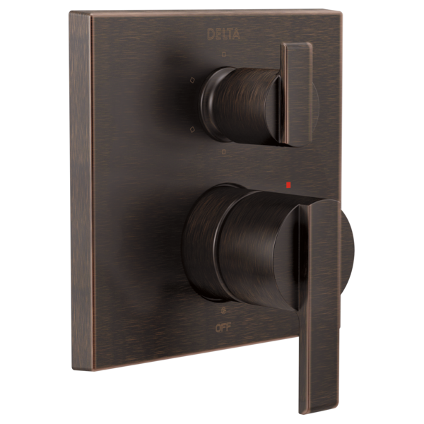 Delta T24967 Angular Modern Monitor 14 Series Valve Trim with 6-Setting Integrated Diverter