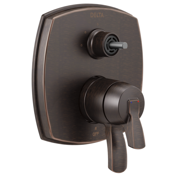 Delta T27876-LHP 17 Series Integrated Diverter Trim with Three Function Diverter Less Diverter Handle