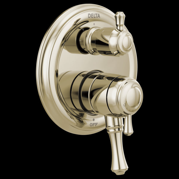 Delta T27897 Traditional 2-Handle Monitor 17 Series Valve Trim with 3-Setting Integrated Diverter