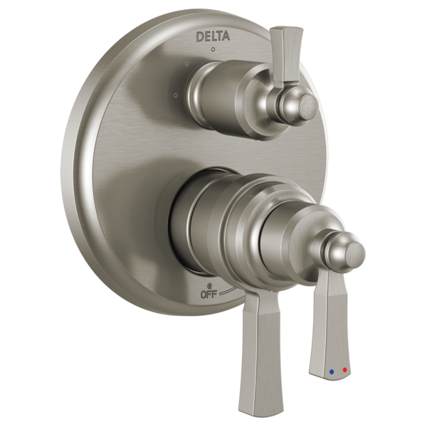 Delta T27T856 Traditional 2-Handle Monitor 17T Series Valve Trim with 3 Setting Diverter