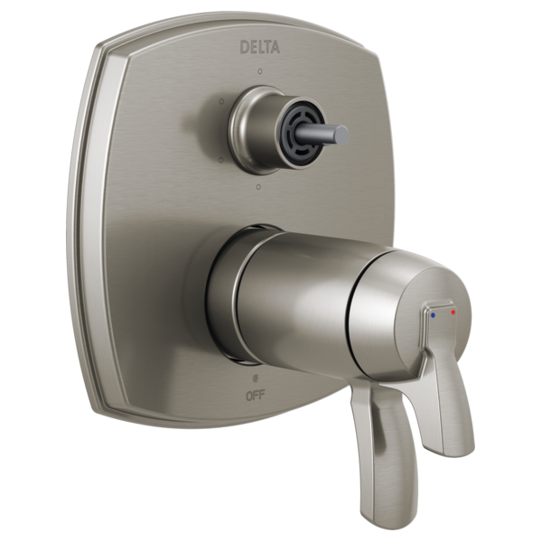 Delta T27T976-PR-LHP 17 Thermostatic Integrated Diverter Trim with Six Function Diverter Less Diverter Handle