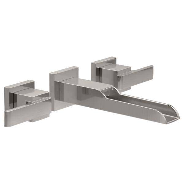Delta T3568LF-WL Two Handle Wall Mount Channel Bathroom Faucet Trim