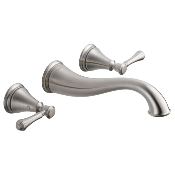 Delta T3597LF-WL Two Handle Wall Mount Bathroom Faucet Trim